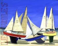 Les Voiles (acryl. 41 x 33 cm)